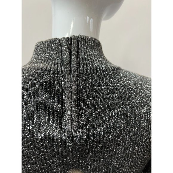 Investments Jeweled Neck Sweater  Large Black  Vintage Cotton Poly Blend - Picture 8 of 16